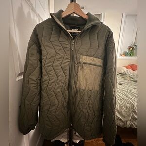 Olive Quilted Jacket